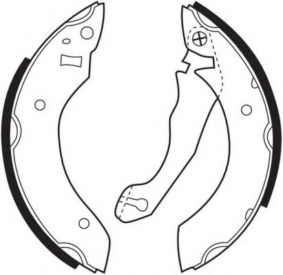 FERODO FSB153 Brake Shoe Set